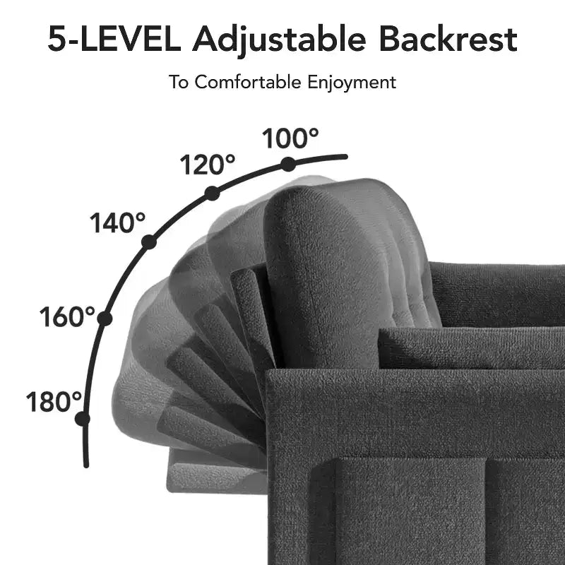 Canapé-lit convertible 51" avec poche latérale, petit canapé-lit 2 en 1 convertible pour appartement, chambre et petit espace