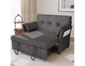 Canapé-lit convertible 51" avec poche latérale, petit canapé-lit 2 en 1 convertible pour appartement, chambre et petit espace