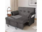 Canapé-lit convertible 51" avec poche latérale, petit canapé-lit 2 en 1 convertible pour appartement, chambre et petit espace