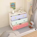 Commode enfant 3 tiroirs, Chevet bébé pour Chambre, Meuble de rangement pour enfant/tout-petit pour Salon, Chambre de bébé, Crèche, Placard, Appartement