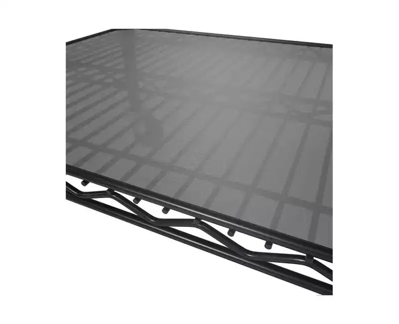 Étagère métallique à 6 niveaux certifiée NSF, 122 x 46 cm, avec roulettes