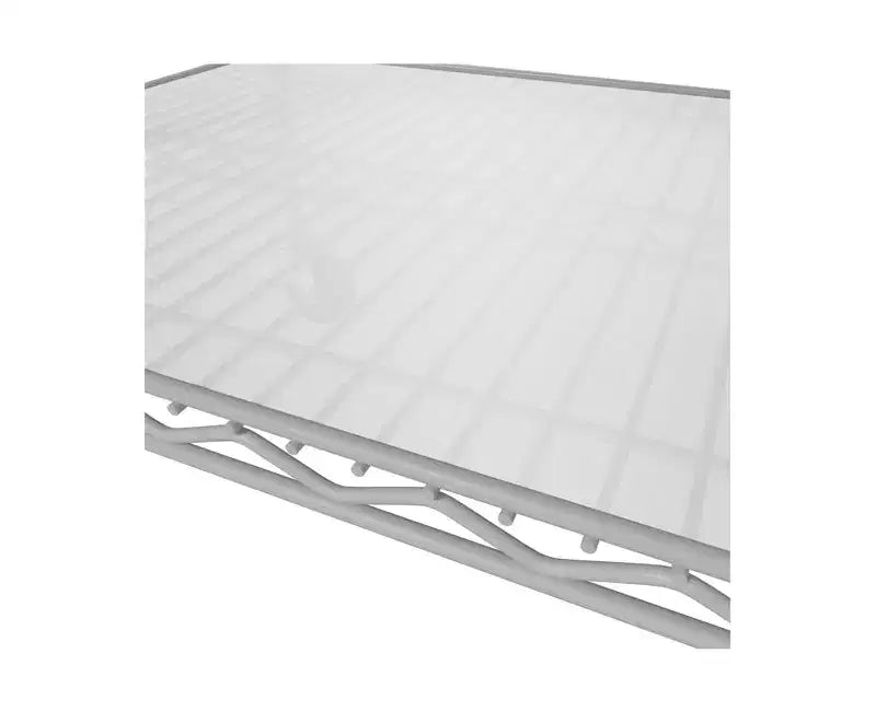 Étagère métallique à 6 niveaux certifiée NSF, 122 x 46 cm, avec roulettes