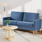 Causeuse moderne du milieu du siècle, canapé rétro de 172 cm avec assise profonde de 61 cm et support en bois massif de 360 kg