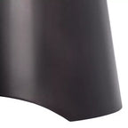 Table d'appoint ronde antique en fer noir, 45 cm, finition laquée, capacité 29 kg