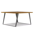 Mitchell 54 inch x 54 inch Square Modern Industrial Square Dining Table