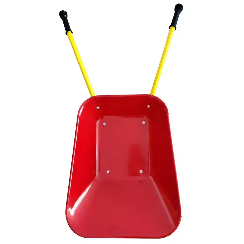 Brouette en métal pour enfants 15 kg Chariot de jardin pour enfants, Chariot utilitaire de jardin en acier robuste pour les feuilles, la terre, le sable, le jardinage extérieur
