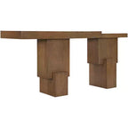 Console noire de 173 cm avec finition peinte, plateau en placage de bois d'acacia et cadre en bois massif