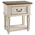 Realyn One Drawer Nightstand Chipped - Signature Design by Ashley