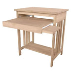 Support d'ordinateur en Paracord massif brut, Conception compacte avec tiroir pour clavier