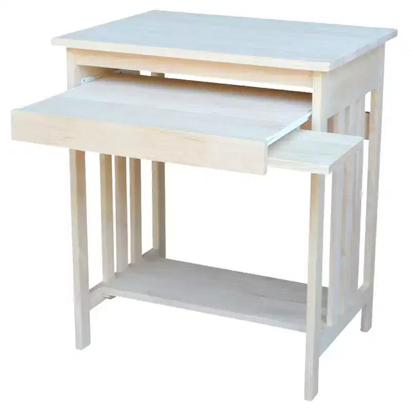 Support d'ordinateur en Paracord massif brut, Conception compacte avec tiroir pour clavier