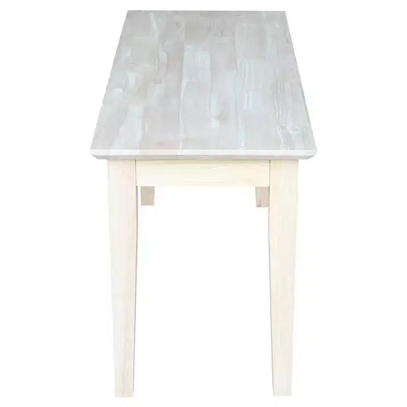 Banc classique en bois dur, 2 places, capacité de 204 kg, utilisation intérieure polyvalente