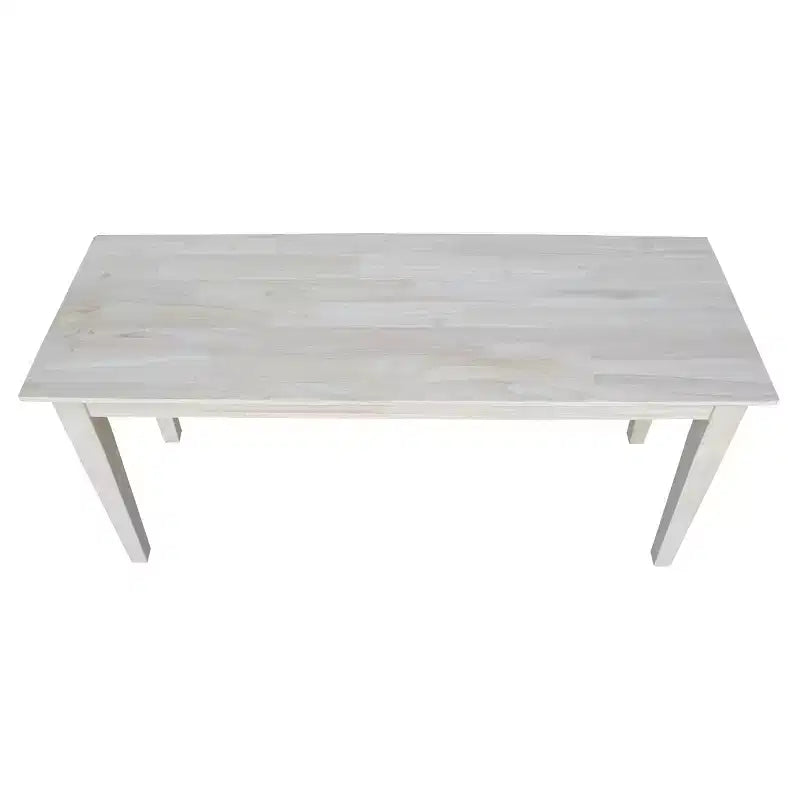 Banc classique en bois dur, 2 places, capacité de 204 kg, utilisation intérieure polyvalente