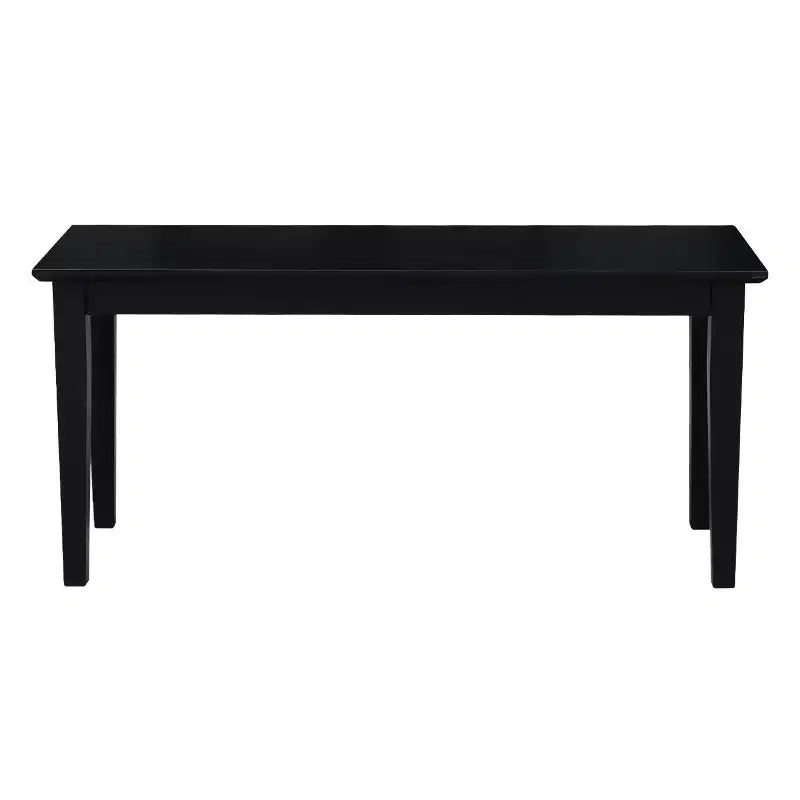 Banc classique en bois dur, 2 places, capacité de 204 kg, utilisation intérieure polyvalente