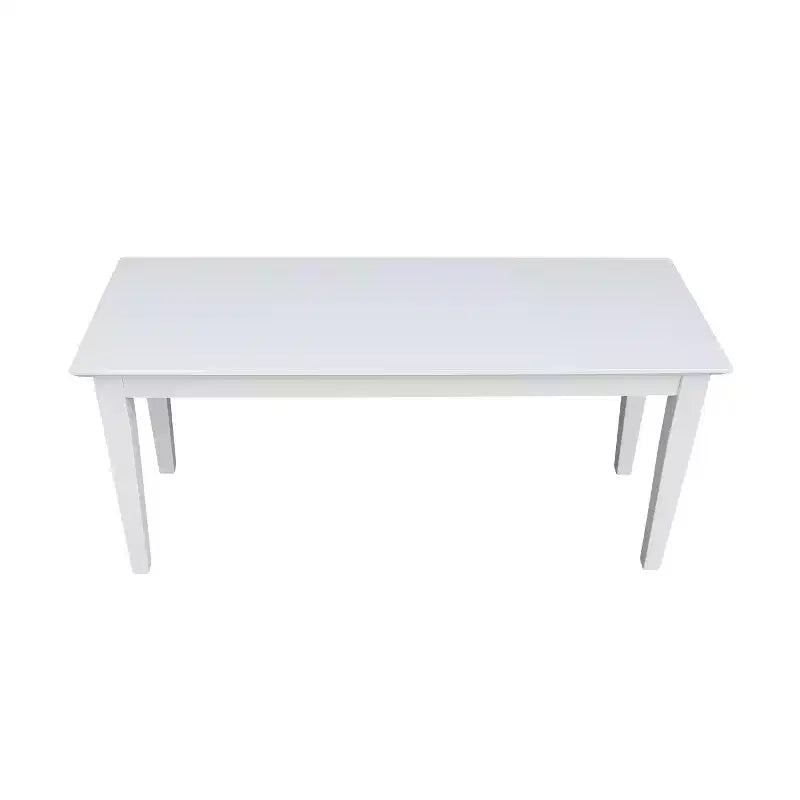 Banc classique en bois dur, 2 places, capacité de 204 kg, utilisation intérieure polyvalente