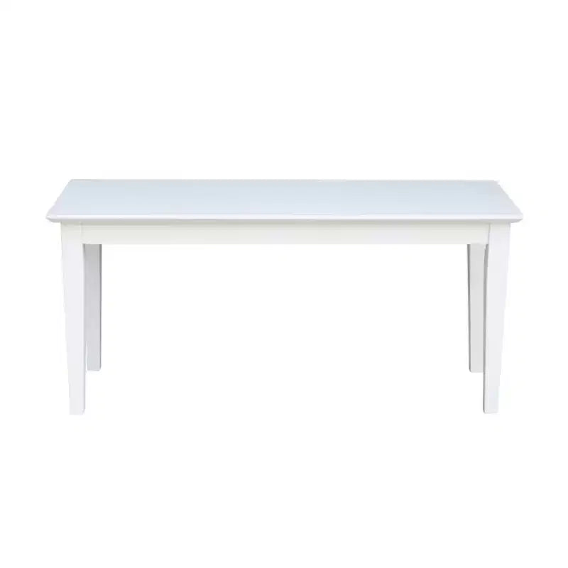 Banc classique en bois dur, 2 places, capacité de 204 kg, utilisation intérieure polyvalente
