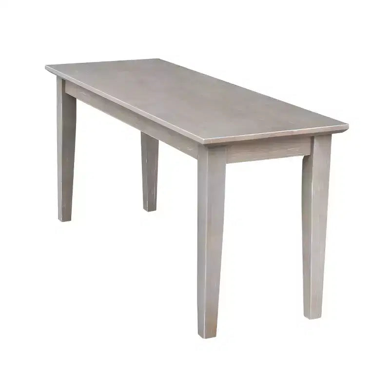 Banc classique en bois dur, 2 places, capacité de 204 kg, utilisation intérieure polyvalente