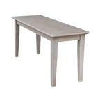 Banc classique en bois dur, 2 places, capacité de 204 kg, utilisation intérieure polyvalente