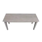 Banc classique en bois dur, 2 places, capacité de 204 kg, utilisation intérieure polyvalente
