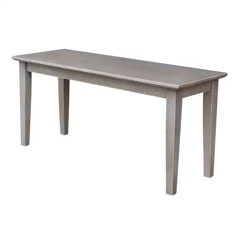 Banc classique en bois dur, 2 places, capacité de 204 kg, utilisation intérieure polyvalente