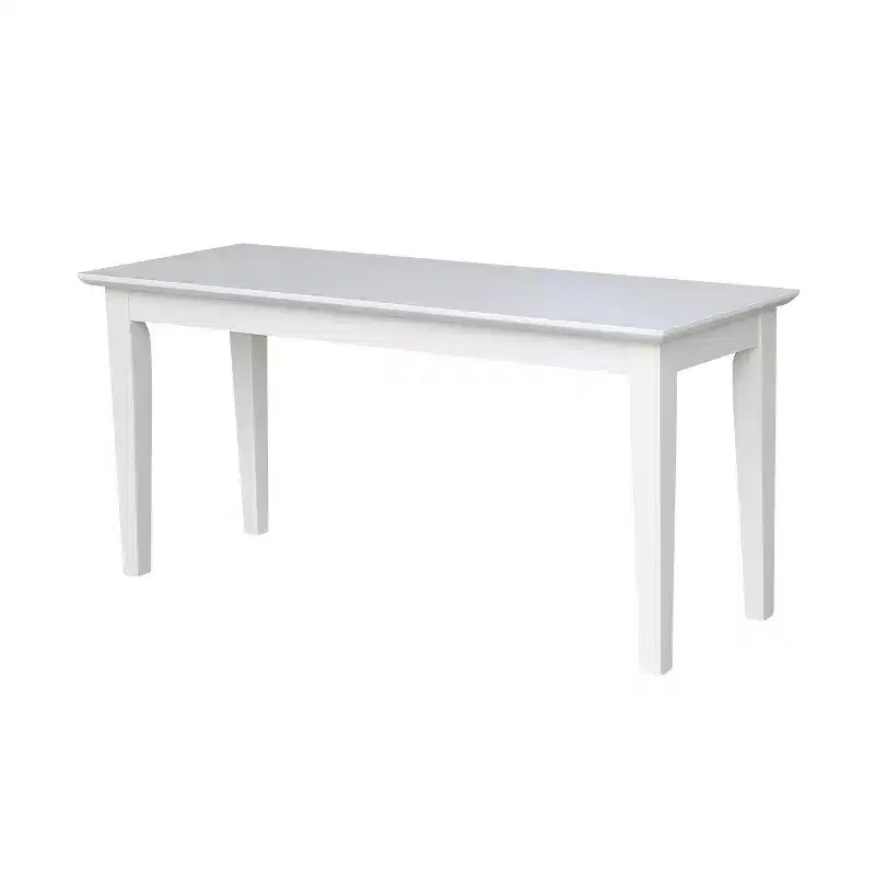 Banc classique en bois dur, 2 places, capacité de 204 kg, utilisation intérieure polyvalente