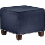Skyline Furniture Square Nail Button Ottoman