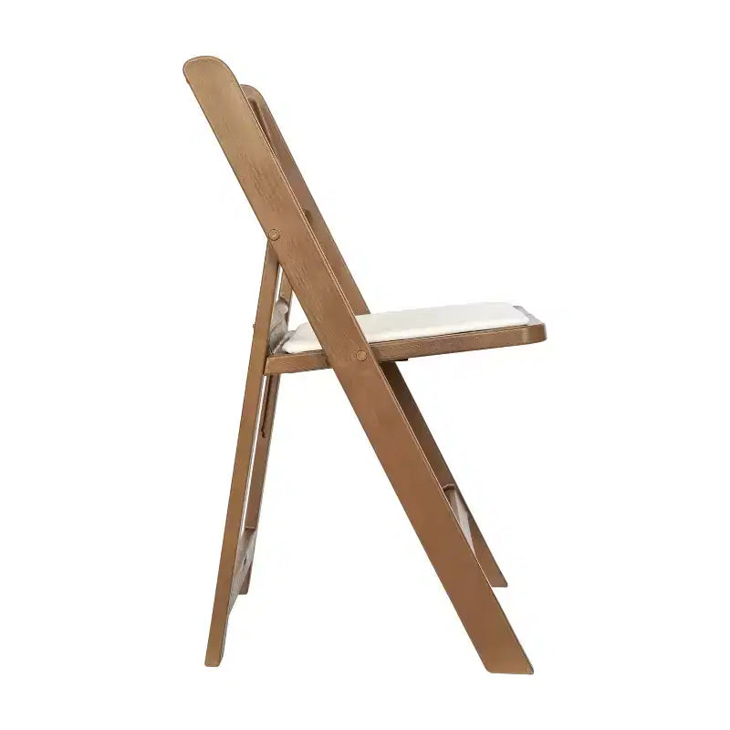Lot de 2 chaises pliantes en résine, capacité de charge de 360 kg, chaises événementielles intérieures/extérieures