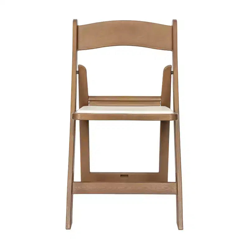 Lot de 2 chaises pliantes en résine, capacité de charge de 360 kg, chaises événementielles intérieures/extérieures