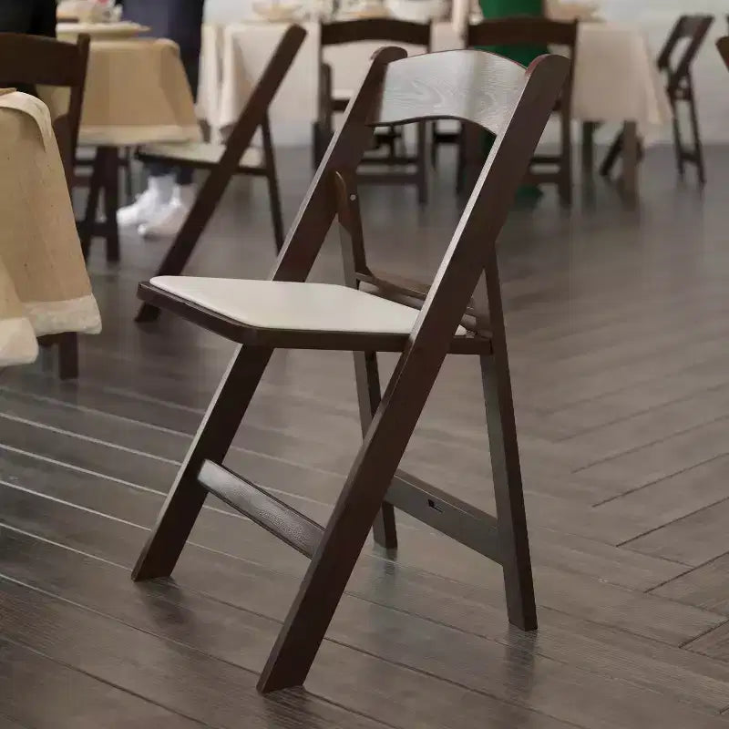 Lot de 2 chaises pliantes en résine, capacité de charge de 360 kg, chaises événementielles intérieures/extérieures