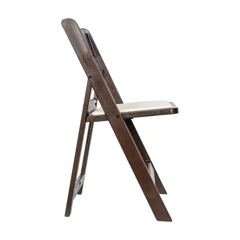 Lot de 2 chaises pliantes en résine, capacité de charge de 360 kg, chaises événementielles intérieures/extérieures