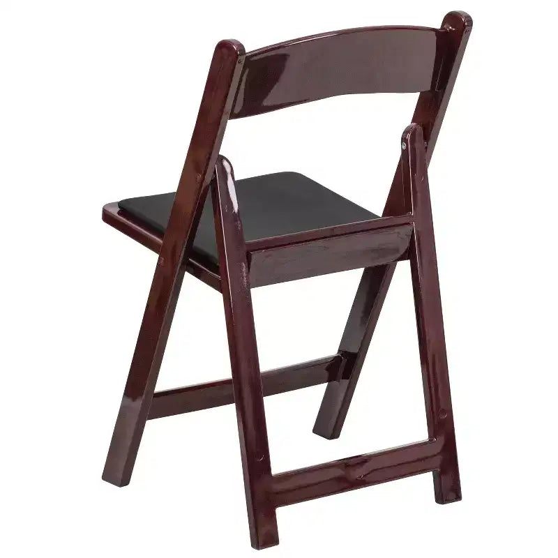 Lot de 2 chaises pliantes en résine, capacité de charge de 360 kg, chaises événementielles intérieures/extérieures