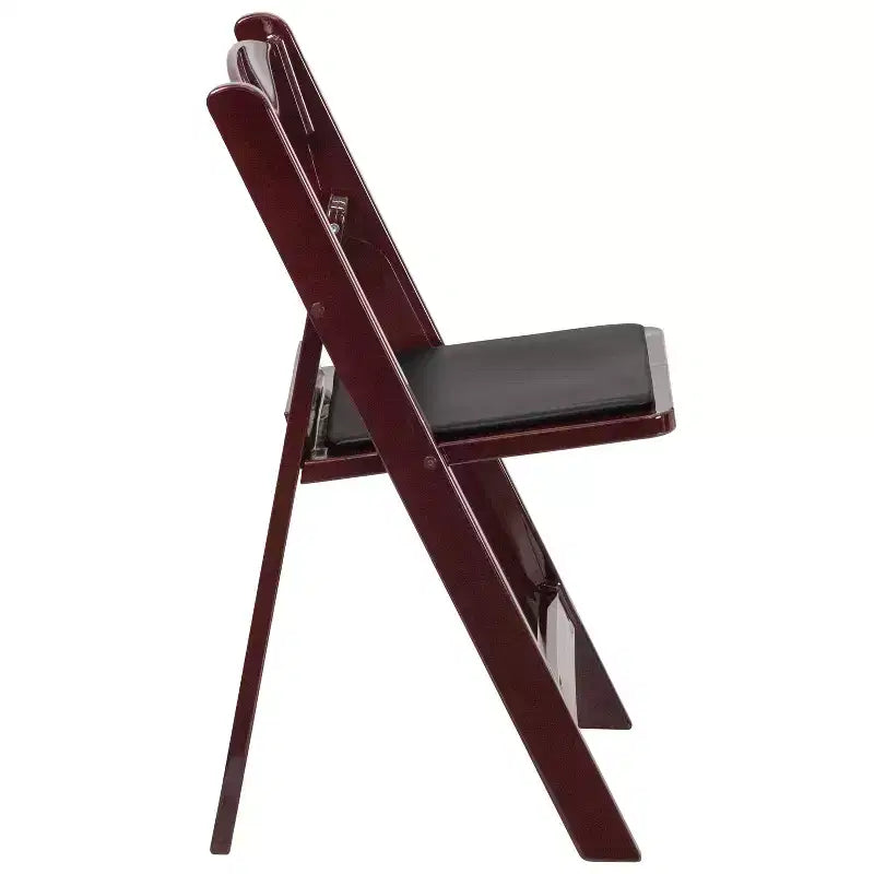 Lot de 2 chaises pliantes en résine, capacité de charge de 360 kg, chaises événementielles intérieures/extérieures