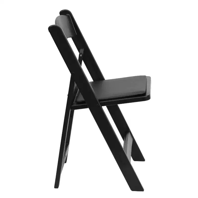 Lot de 2 chaises pliantes en résine, capacité de charge de 360 kg, chaises événementielles intérieures/extérieures
