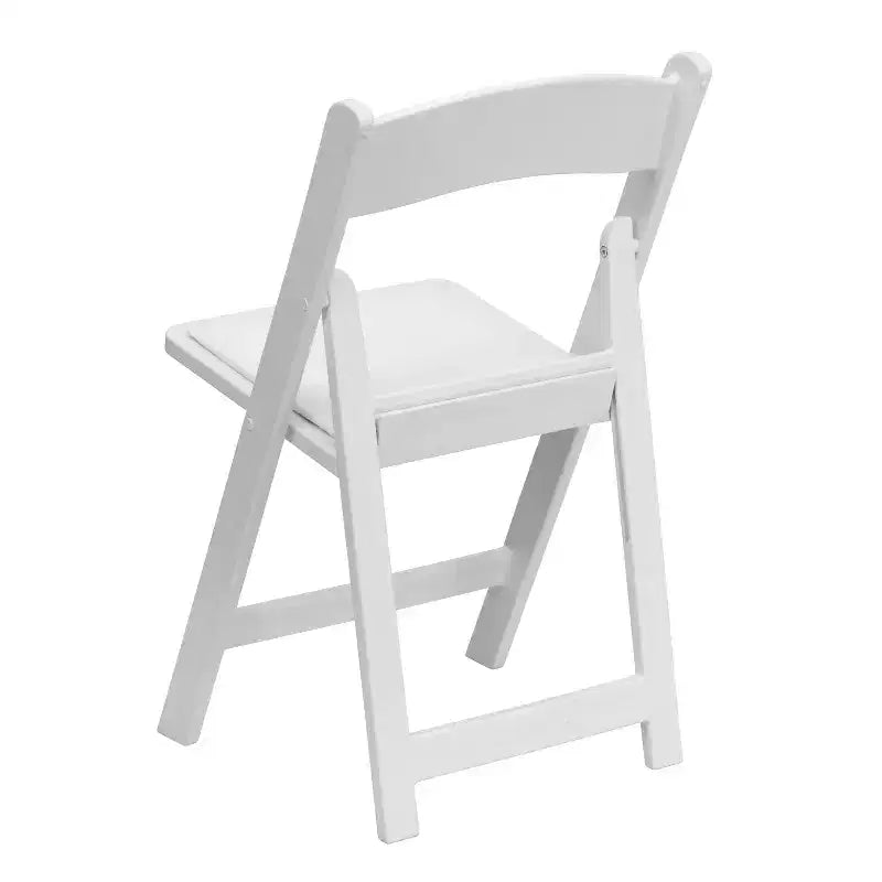 Lot de 2 chaises pliantes en résine, capacité de charge de 360 kg, chaises événementielles intérieures/extérieures