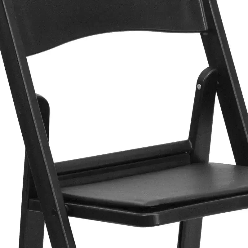 Lot de 2 chaises pliantes en résine, capacité de charge de 360 kg, chaises événementielles intérieures/extérieures