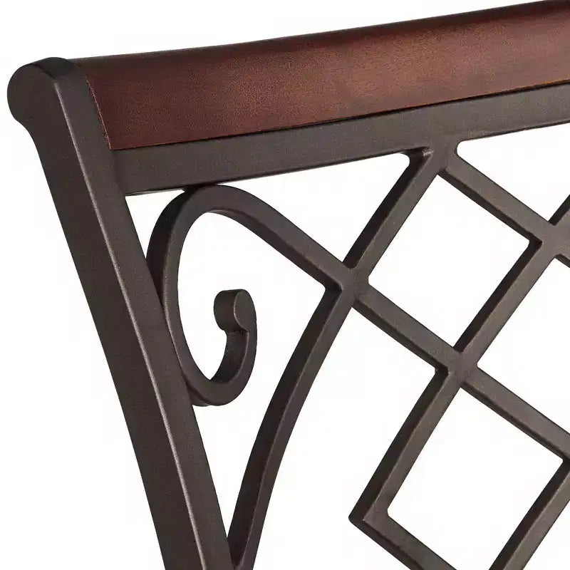 Tabouret de bar pivotant en bronze, hauteur comptoir 65 cm, coussin traditionnel en similicuir avec dossier et repose-pieds